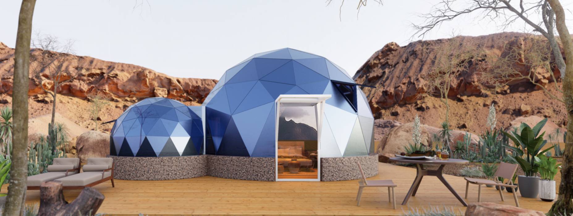 武宣县球形智能光伏玻璃星空房